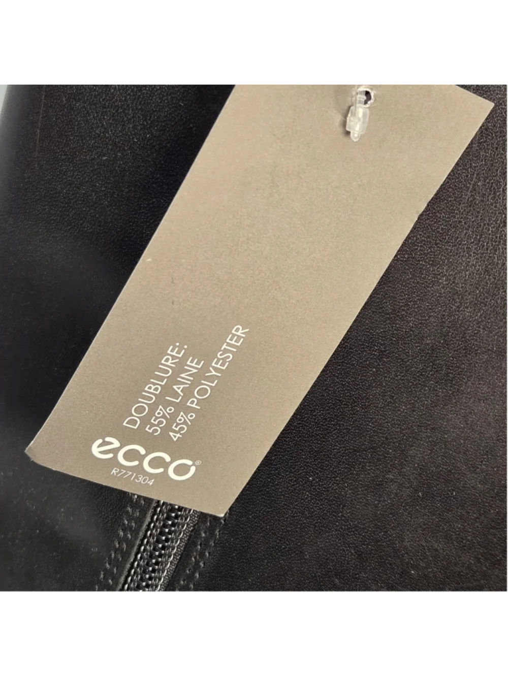 ECCO Modtray Hydromax Water Resistant Knee-High Riding Boots Black Leather 7-7.5